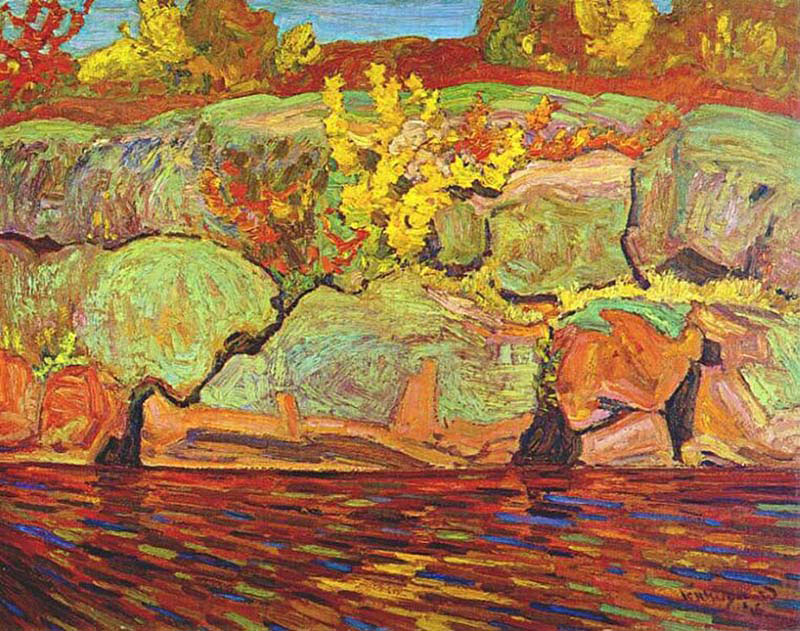 Autumn Colour Rock and maple
